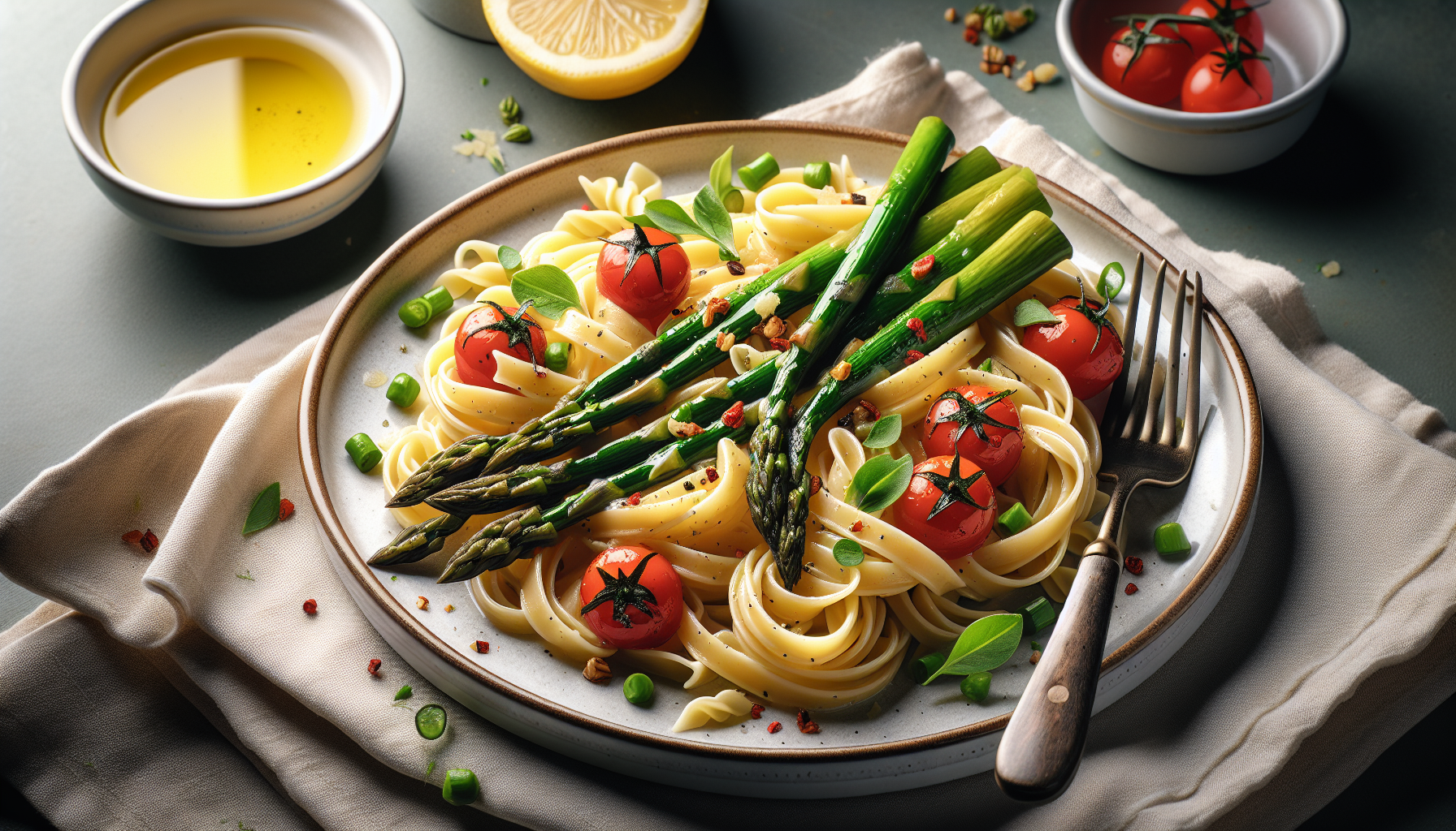 pasta con asparagi